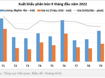 9 tháng đầu năm, xuất khẩu phân bón tăng 166% kim ngạch - Đọc báo cùng Phân bón Điền Gia