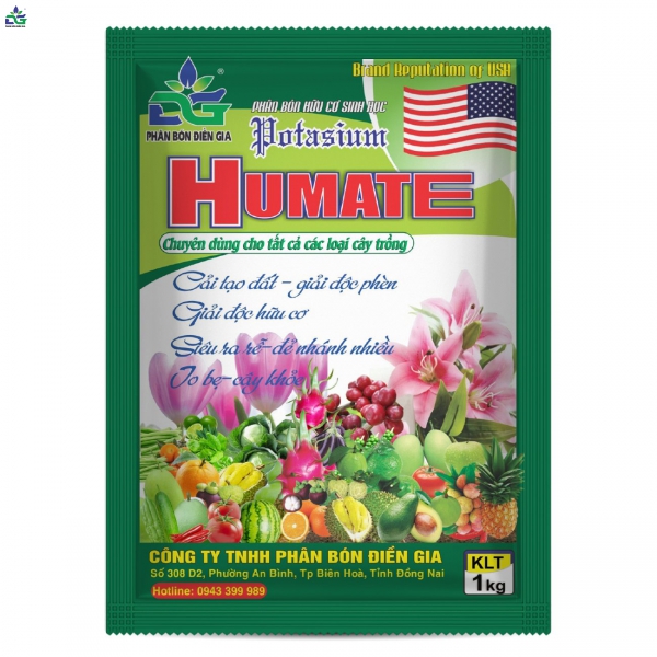 Phân hữu cơ sinh học Humate